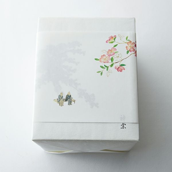 4個包み・6個包み　春の掛け紙 イメージ　（画像は6個包み）