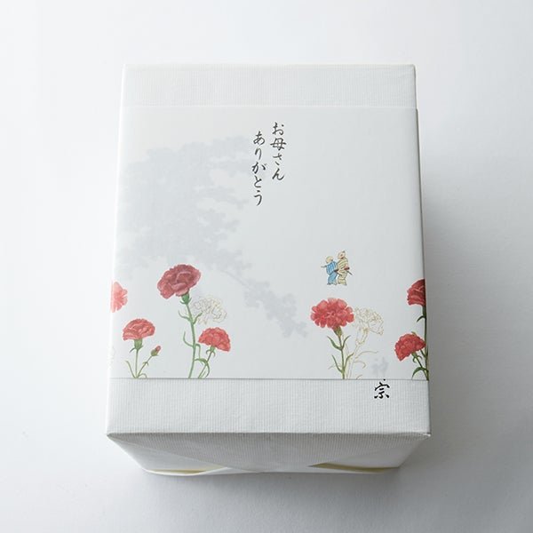 4個包み・6個包み　母の日掛け紙 イメージ　（画像は6個包み）