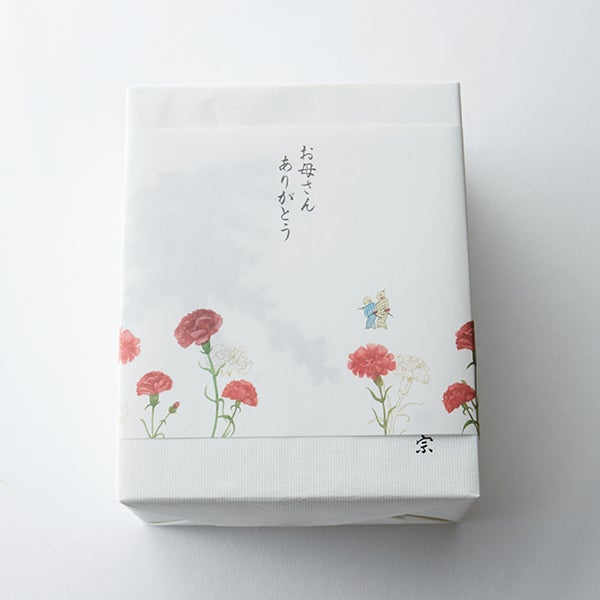 4個包み・6個包み　母の日掛け紙イメージ　（画像は4個包み）