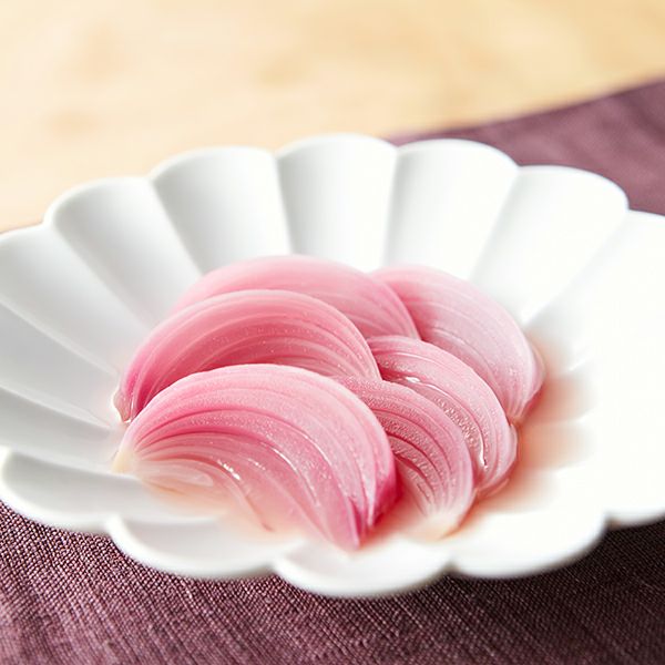 紫玉ねぎの酢漬け（うまみ酢）