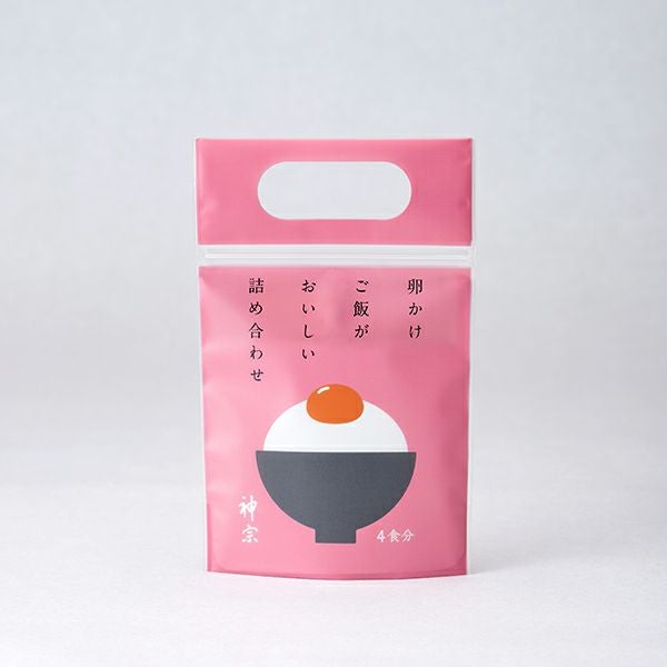 【桃色】 卵かけご飯がおいしい詰め合わせ（4食分入り）