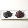 左から：塩昆布山 椒入り、細切り梅昆布