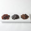 左から：生姜佃煮、塩昆布 山椒入り、鰹昆布